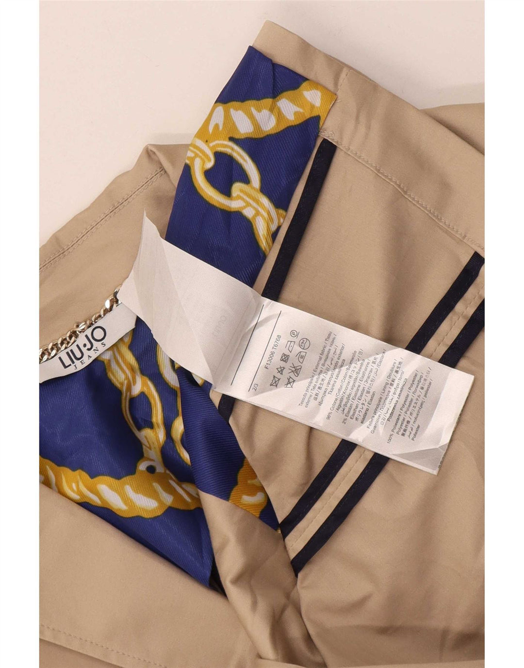 Jachetă Blazer Femei Liu Jo cu 2 nasturi IT 42 Bumbac Bej Mediu