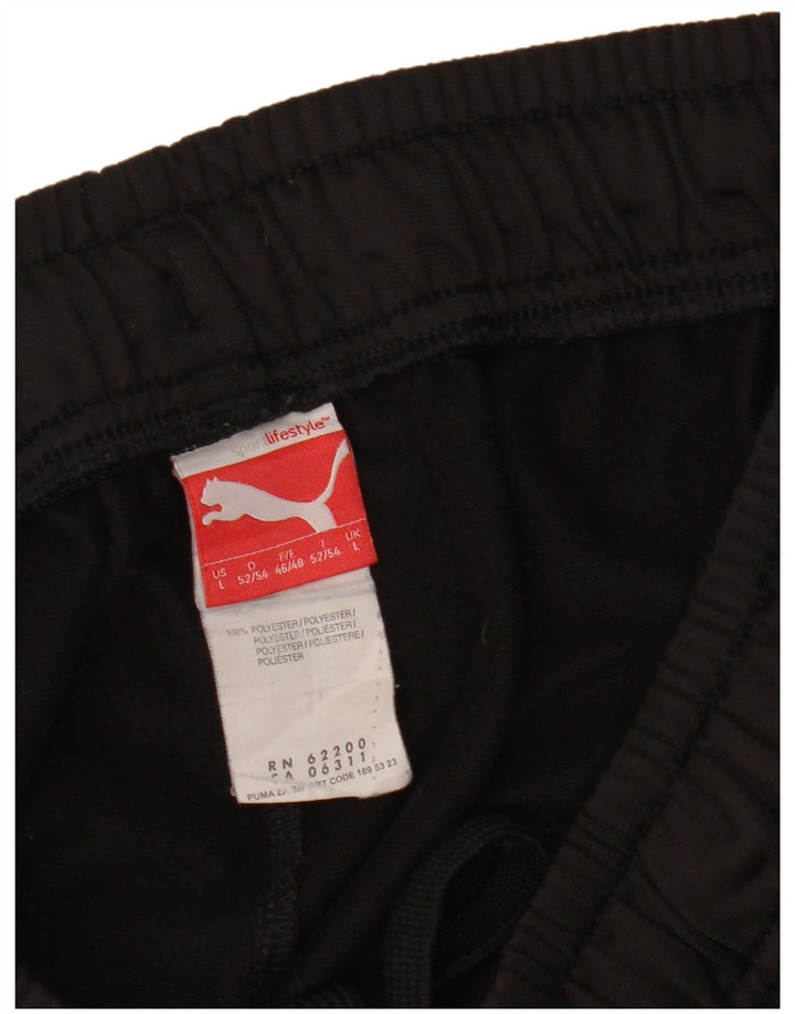 Pantaloni scurți sport Puma pentru bărbați, mari, negru, poliester color bloc
