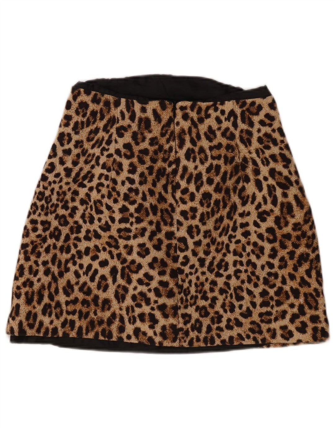 Fusta Mini Zara Femei Mică W26 Maro Animal Print