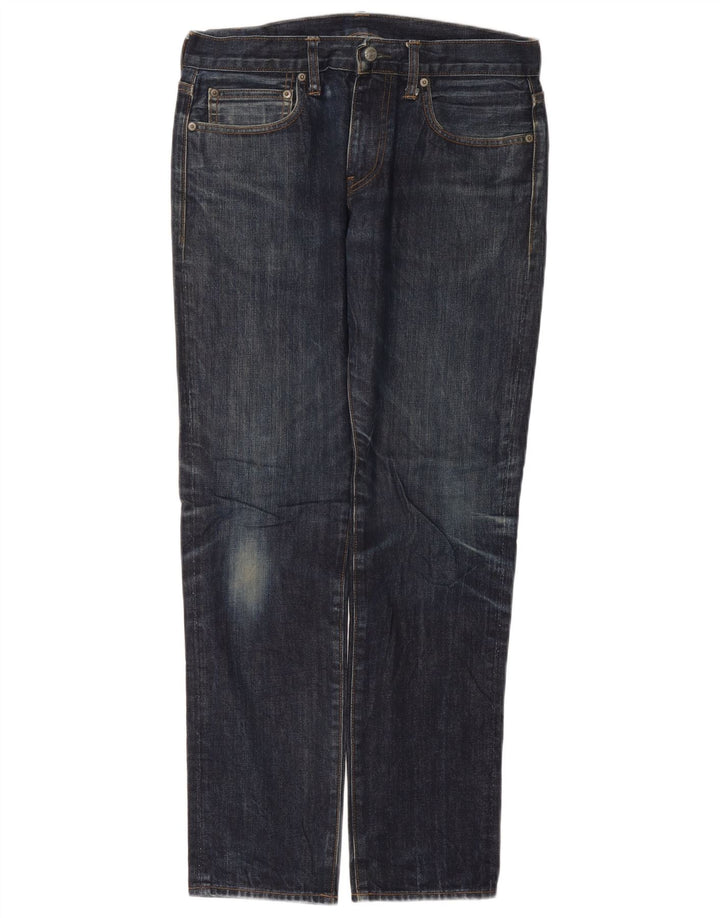 J. CREW Blugi 770 drepti pentru bărbați W34 L30 bleumarin
