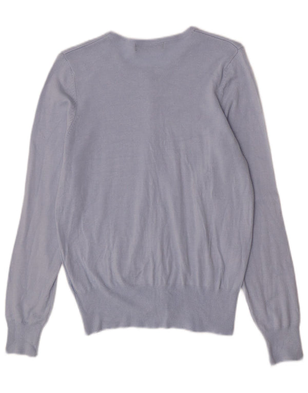 Pulover cardigan pentru femei Marks & Spencer UK 14 Medium Blue Viscose