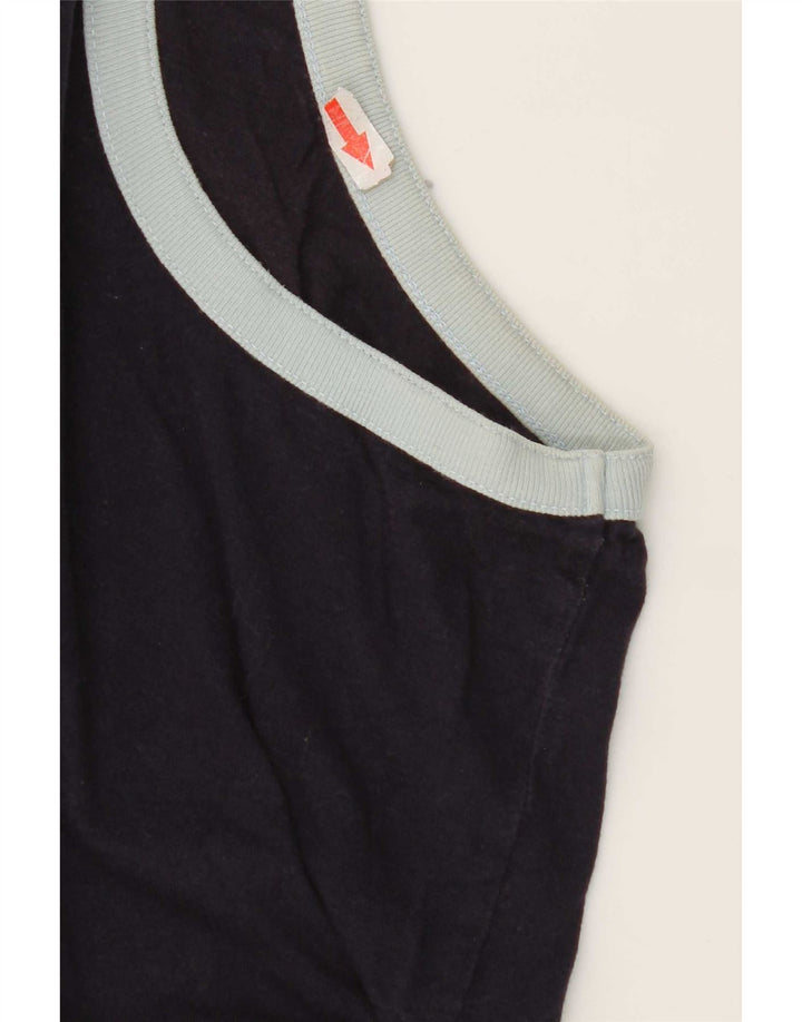 Top cu vestă grafică Puma pentru femei UK 12 Medium Bleumarin