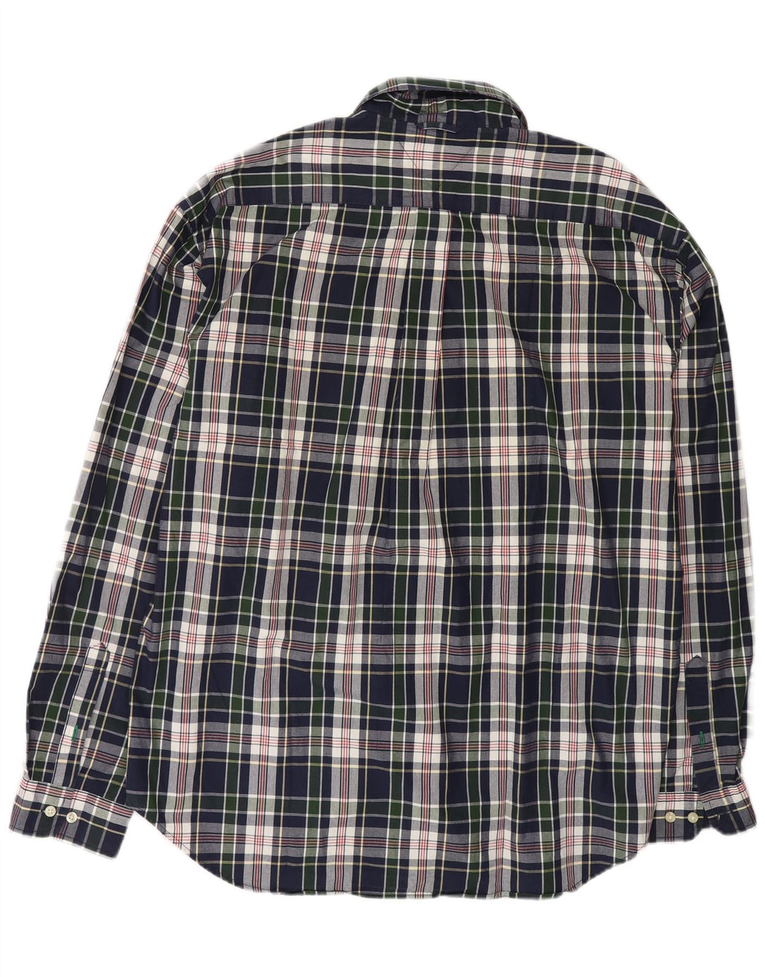Cămașă pentru bărbați TOMMY HILFIGER 2XL, bumbac cu carouri bleumarin