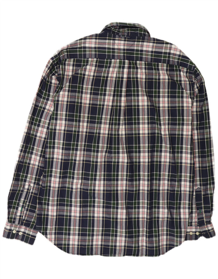 Cămașă pentru bărbați TOMMY HILFIGER 2XL, bumbac cu carouri bleumarin