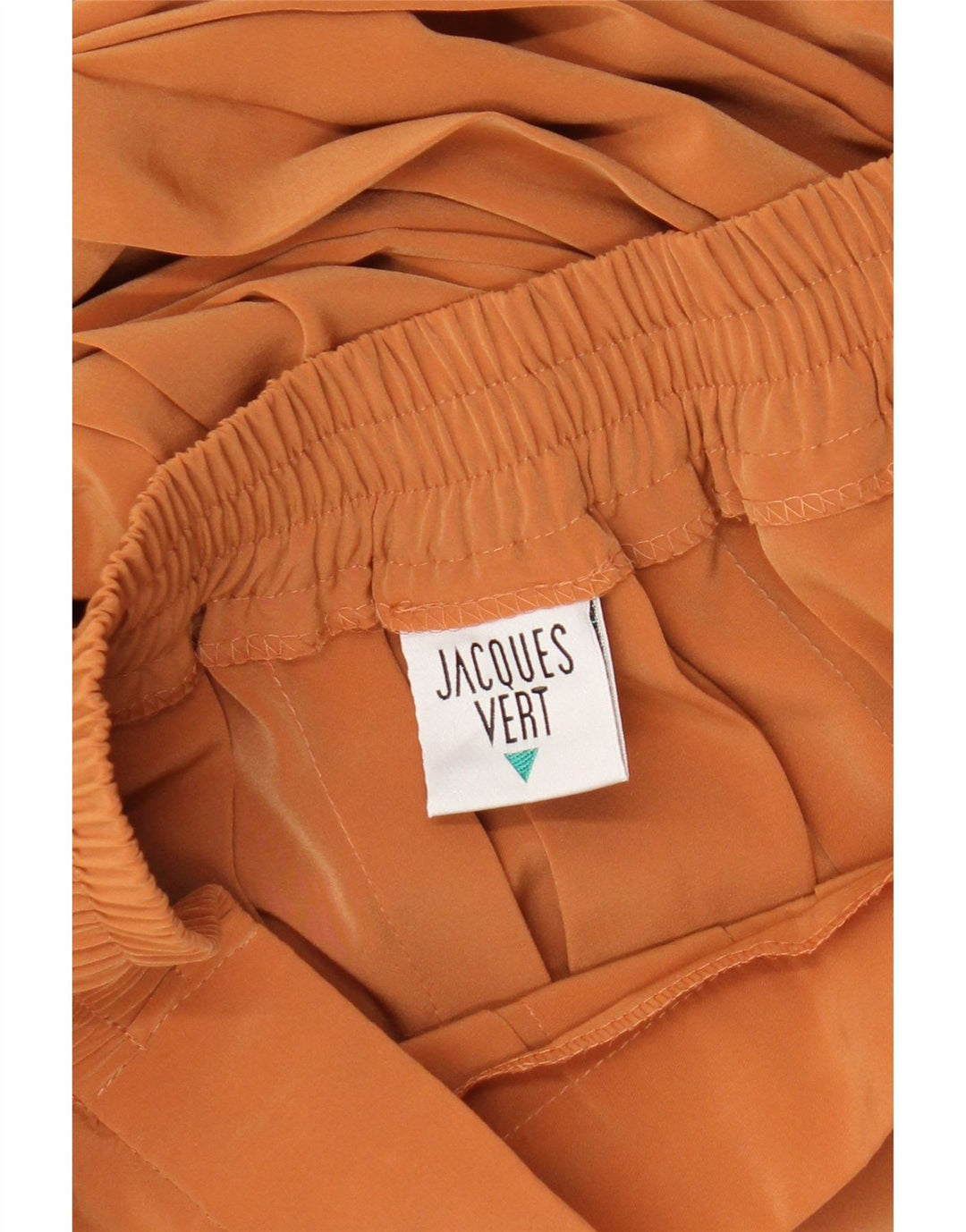 Fusta plisată pentru femei Jacques Vert UK 16 Large W34 Maro Poliester