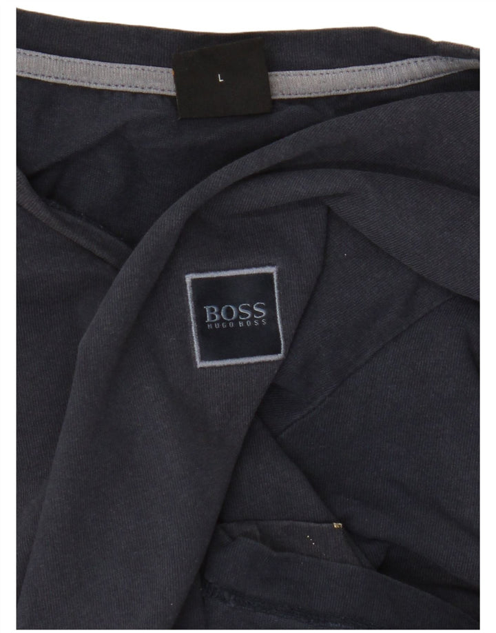 Tricou pentru bărbați Hugo Boss Top mare bleumarin