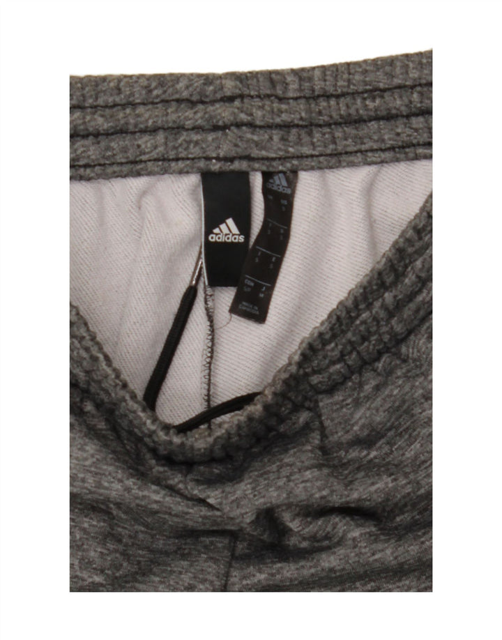 Pantaloni de trening pentru bărbați Adidas, gri mici, poliester color bloc