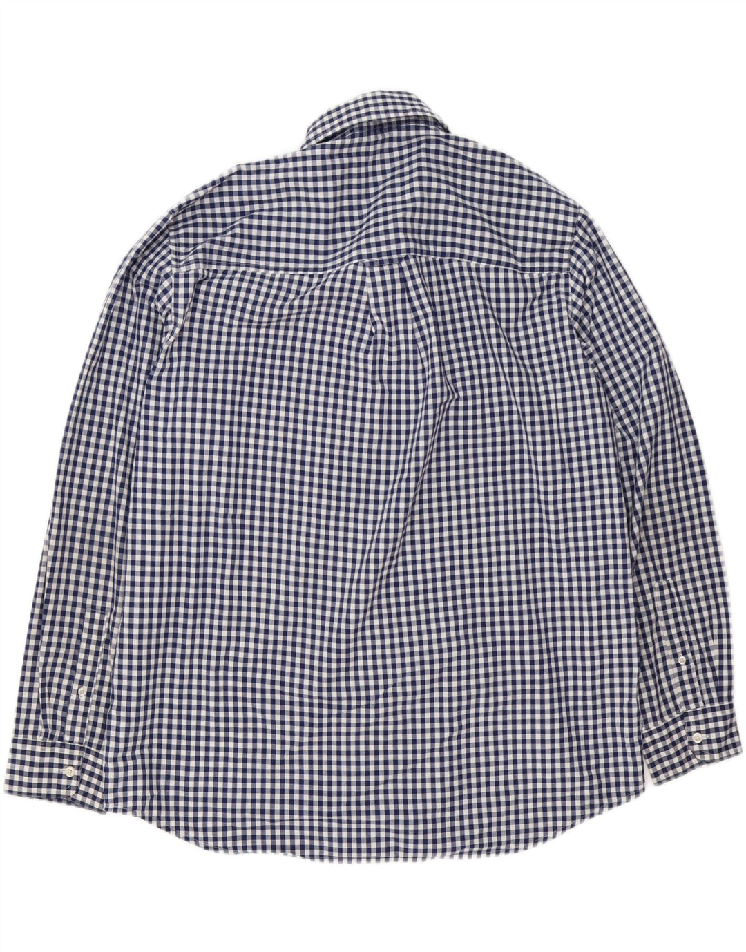Cămașă pentru bărbați Chaps Easy Care XL, bumbac vichy, albastru bleumarin