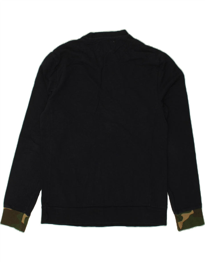 PENGUIN Mens Sweatshirt Jumper Medium Navy Blue Cotton Vintage Penguin and Second-Hand Penguin from Messina Hembry 