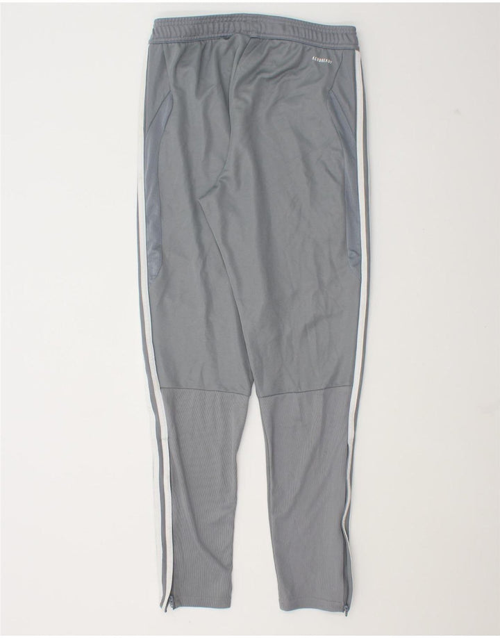 Pantaloni de trening Adidas pentru bărbați, poliester, gri mic