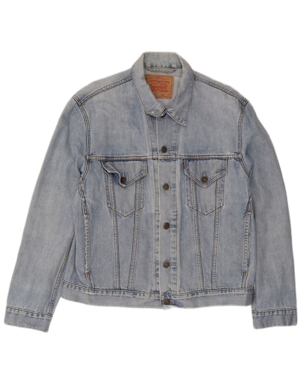 Jachetă de blugi pentru bărbați Levi's UK 40, mare, albastru, bumbac