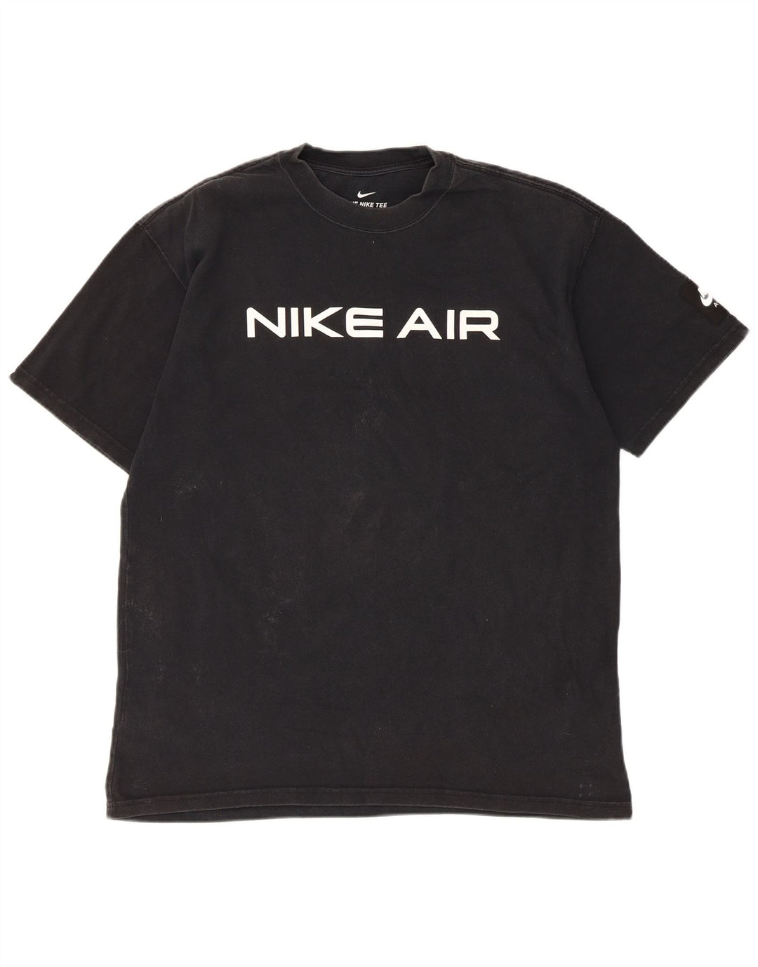 Tricou grafic Nike pentru bărbați Top mediu negru bumbac