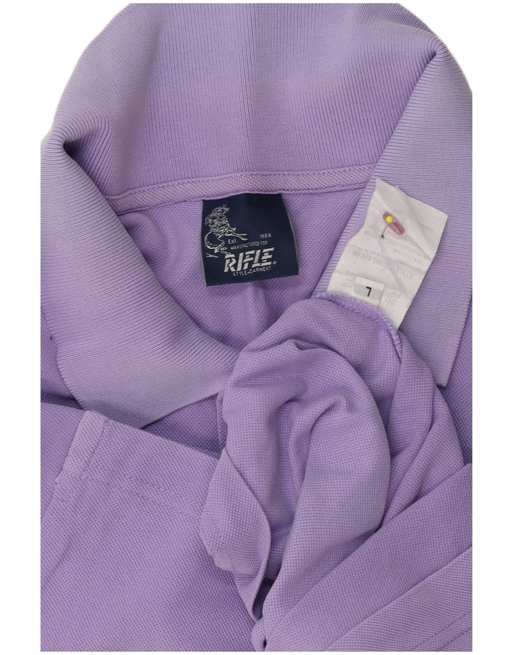 Tricou polo Rifle pentru bărbați, bumbac violet mare