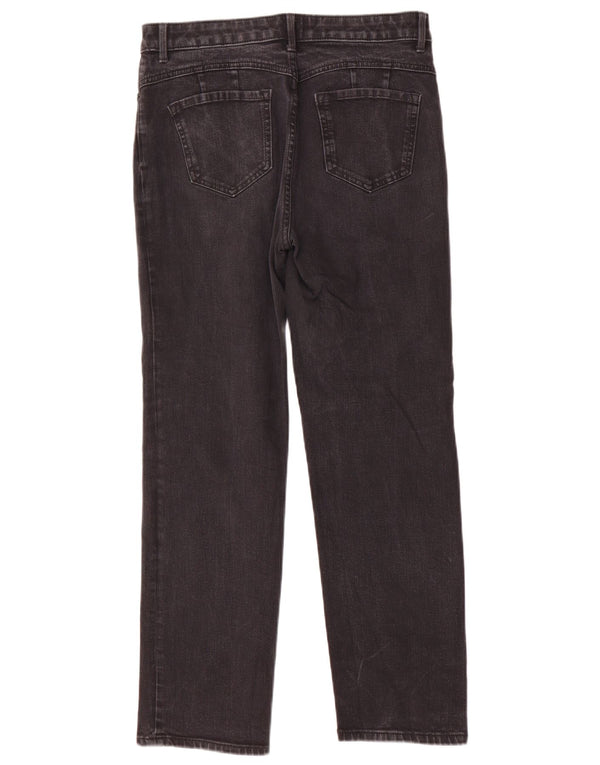 Blugi The Magic Straight pentru femei Marks & Spencer UK 12 Medium W29 L28 Negri