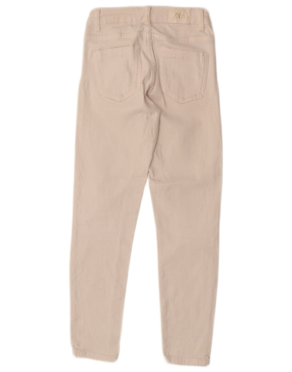 Blugi skinny dama Zara EU 34 2XS L24 L27 Alb