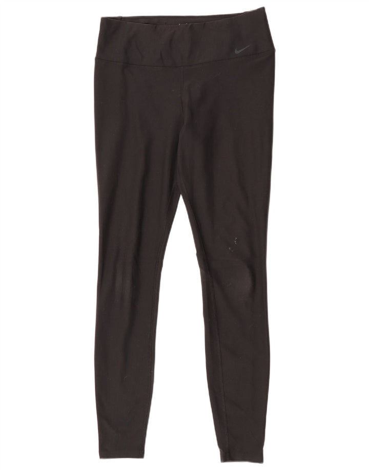 Leggings Nike Dri Fit pentru femei UK 14 Poliester mediu negru
