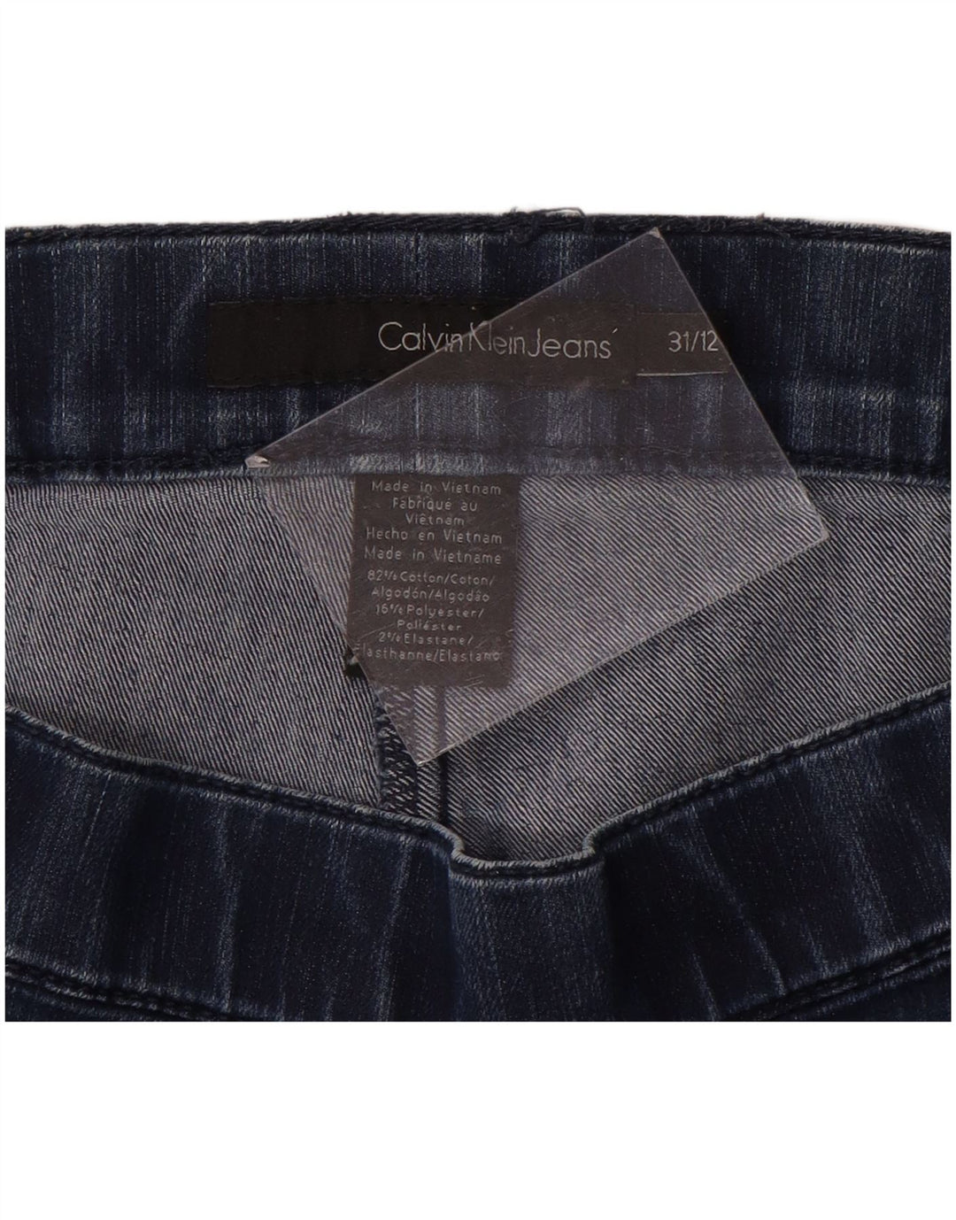 CALVIN KLEIN Blugi skinny pentru femei US 12 Large W31 L28 Blue Bumbac