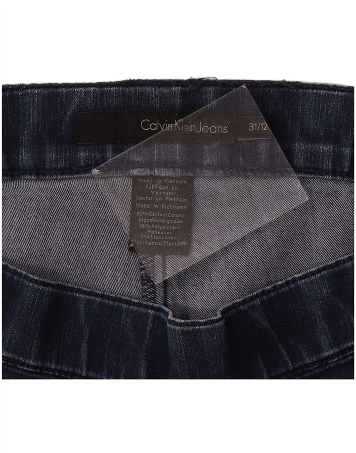 CALVIN KLEIN Blugi skinny pentru femei US 12 Large W31 L28 Blue Bumbac