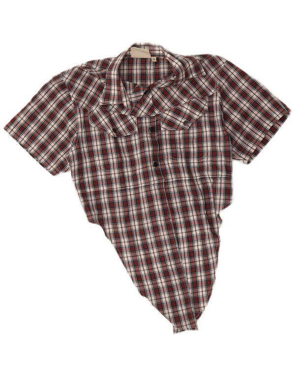 Bluză cămașă cu mânecă scurtă pentru femei Matt Delehga UK 12 Medium Multicolor
