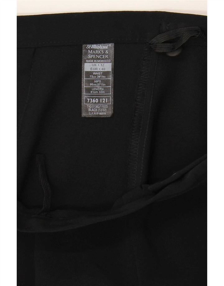 Fusta Wrap pentru femei Marks & Spencer UK 12 Medium W28 Poliester negru