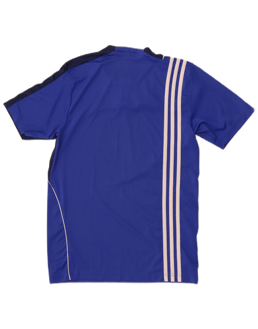 Tricou grafic pentru bărbați Adidas Top XS albastru poliester color bloc