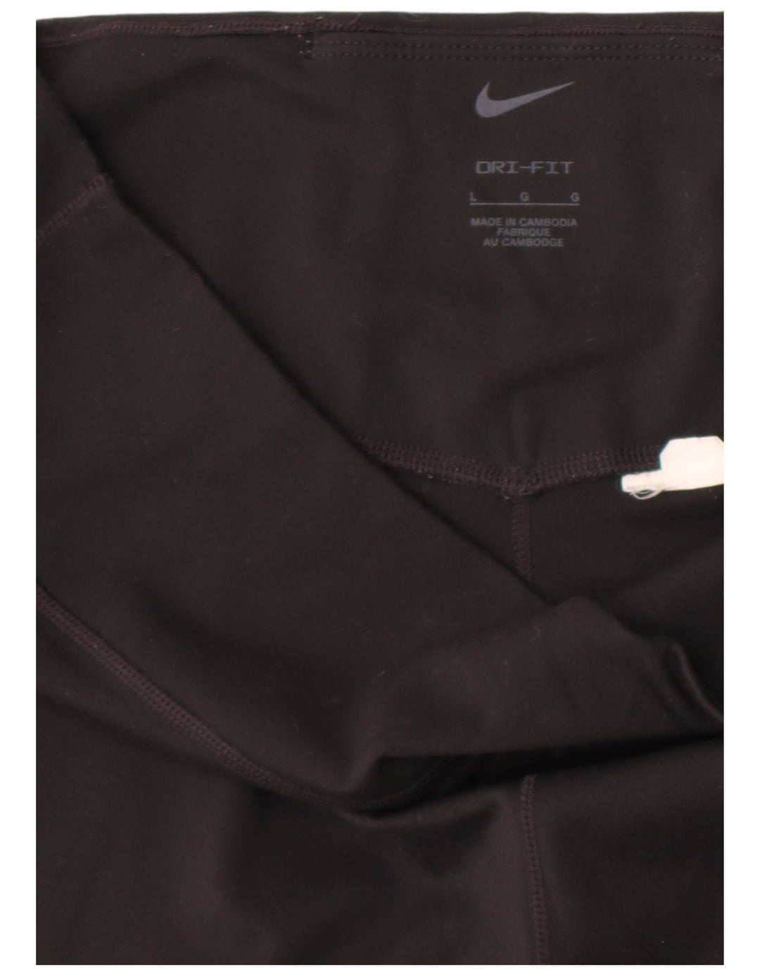 Leggings crop Nike Dri Fit pentru femei UK 14 Large Black