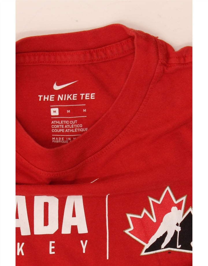 Tricou grafic Nike pentru băieți Athletic Cut Top 10-11 ani, roșu mediu
