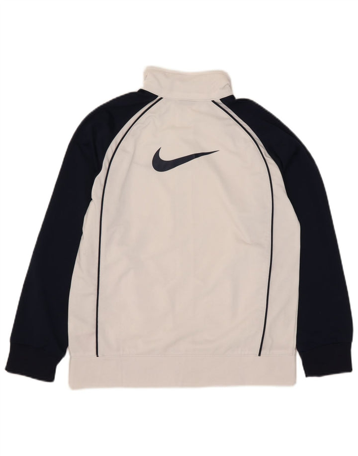 Jachetă de trening pentru fete Nike 10-11 ani, mediu alb, color block