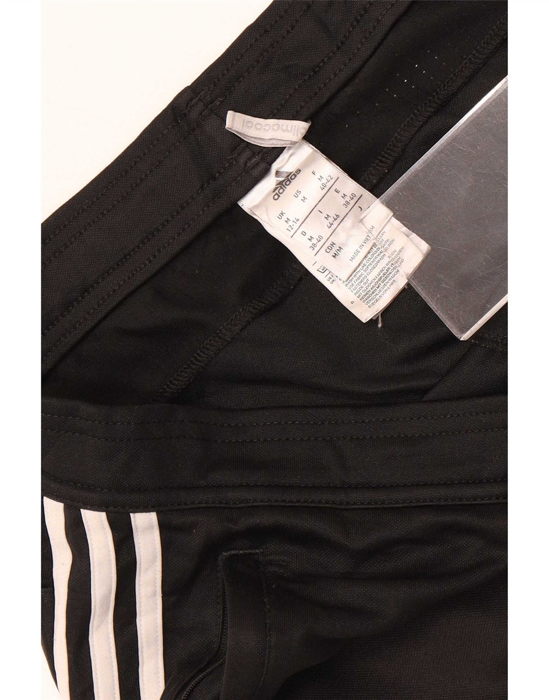 Pantaloni de trening Adidas Climacool pentru femei UK 12/14 Poliester mediu negru