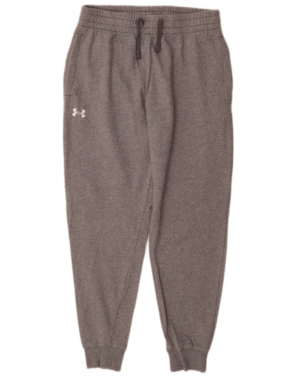 Pantaloni de trening pentru femei UNDER ARMOUR Pantaloni de jogging UK 14 Mare bumbac gri
