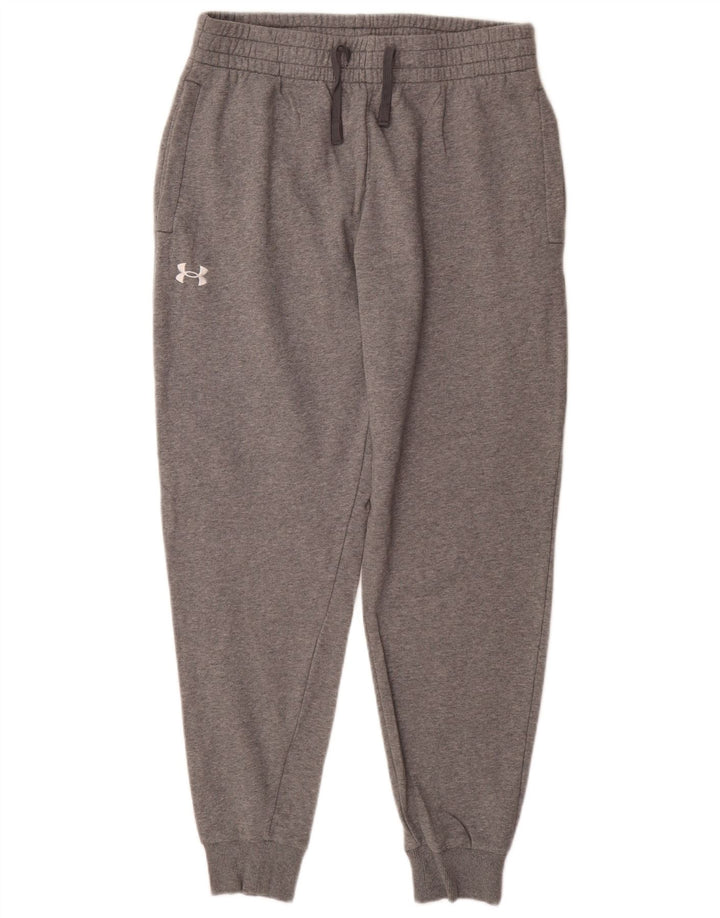 Pantaloni de trening pentru femei UNDER ARMOUR Pantaloni de jogging UK 14 Mare bumbac gri