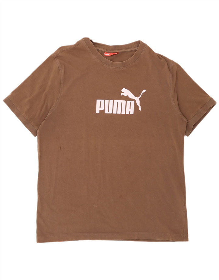 Tricou grafic PUMA pentru bărbați Top mare maro