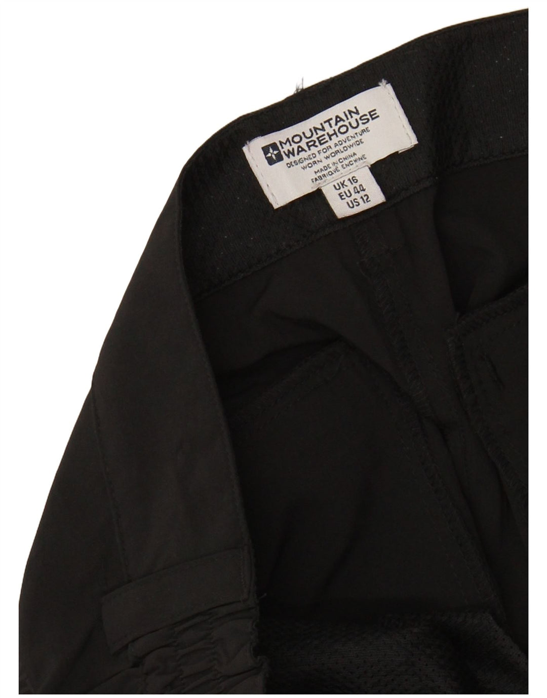 MOUNTAIN WAREHOUSE Pantaloni scurti chino pentru femei UK 16 Large W34 Black