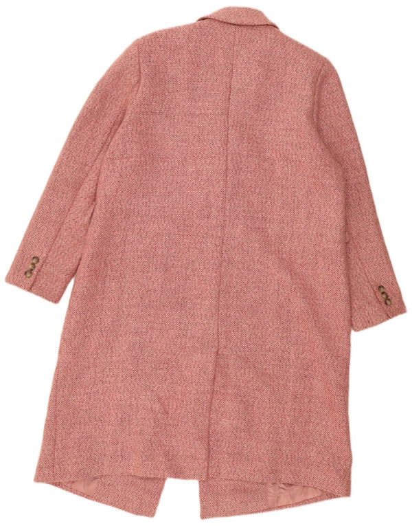 Marks & Spencer Palton dublu pentru femei UK 16, mare, roz, poliester