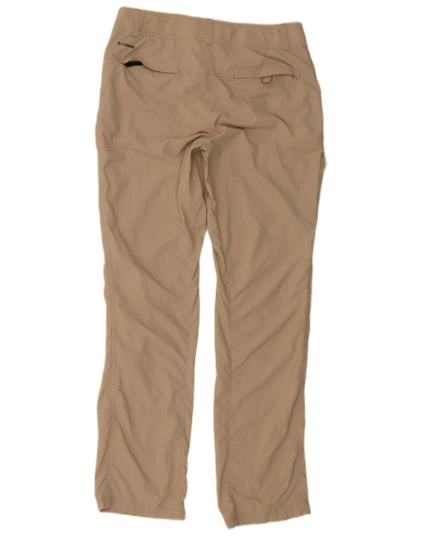 Columbia Pantaloni cargo obișnuiți cu talie joasă pentru femei UK 8 Small W32 L32 Bej