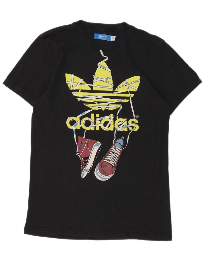 Tricou grafic pentru bărbați Adidas Top Mic Negru