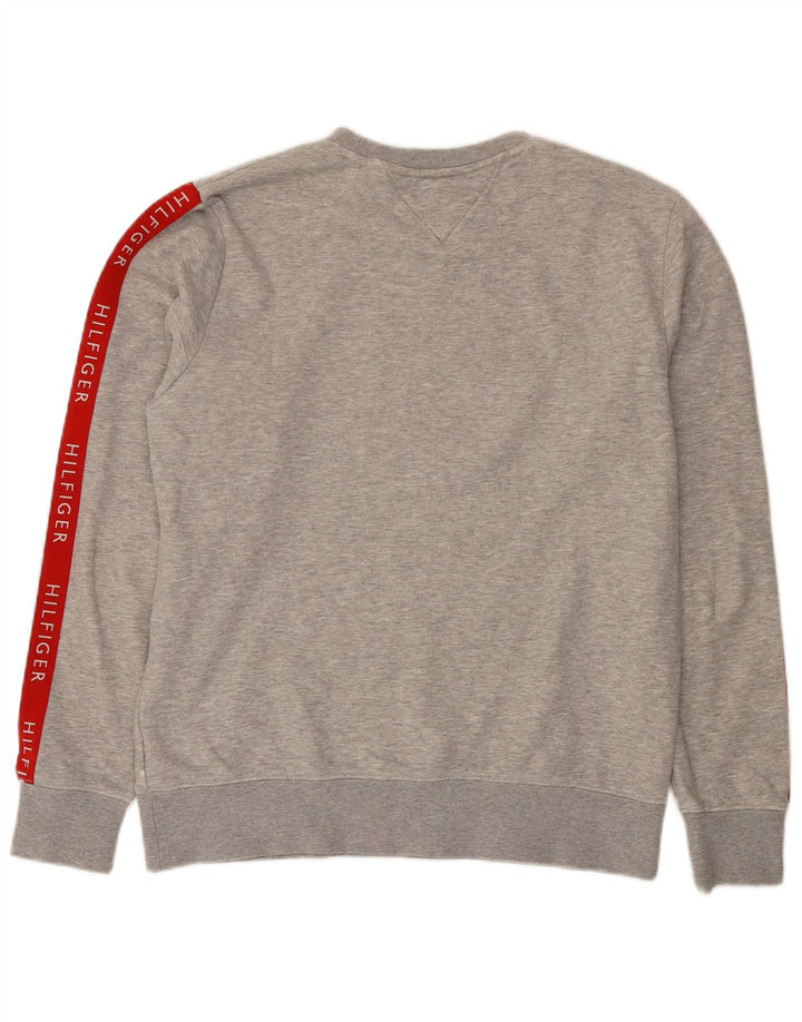 Hanorac grafic pentru bărbați Tommy Hilfiger Jumper Medium Gri Colorblock