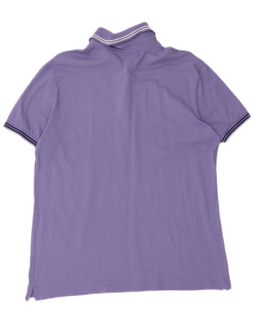 Tricou polo Benetton pentru bărbați, violet mediu