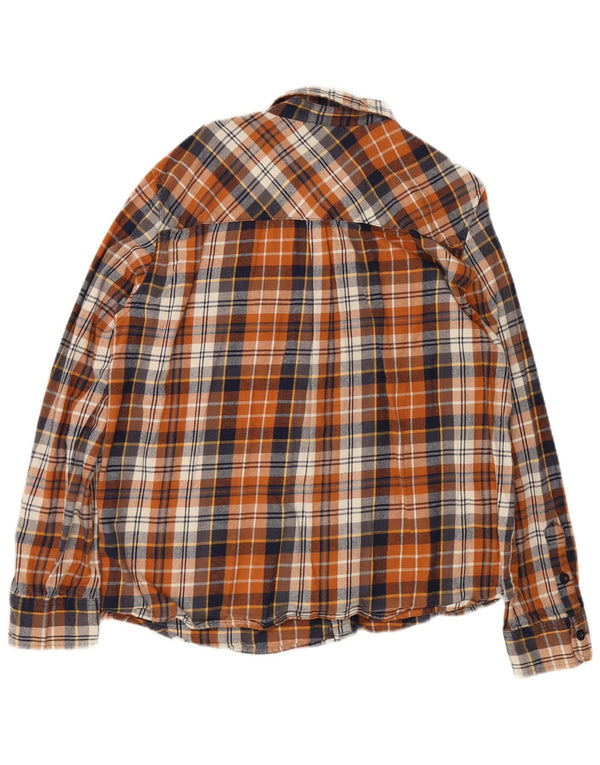 Cămașă de flanel pentru bărbați Mountain Warehouse, 3XL, maro, în carouri
