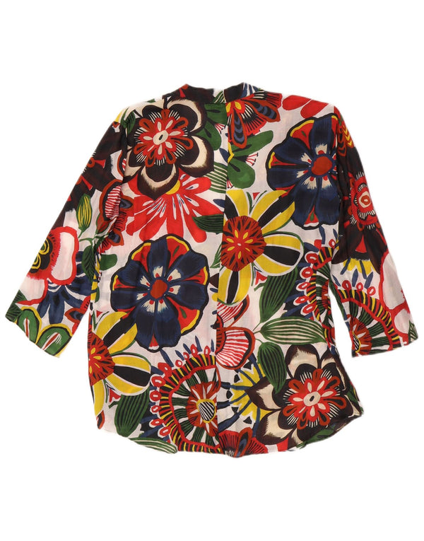 Bluză pentru femei Max & Co. Top cu mâneci 3/4 UK 12 Medium Multicolor Floral