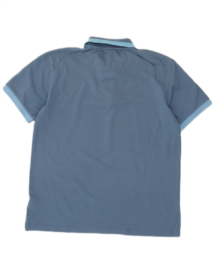 Tricou polo Sun68 pentru bărbați, mare, albastru, bumbac
