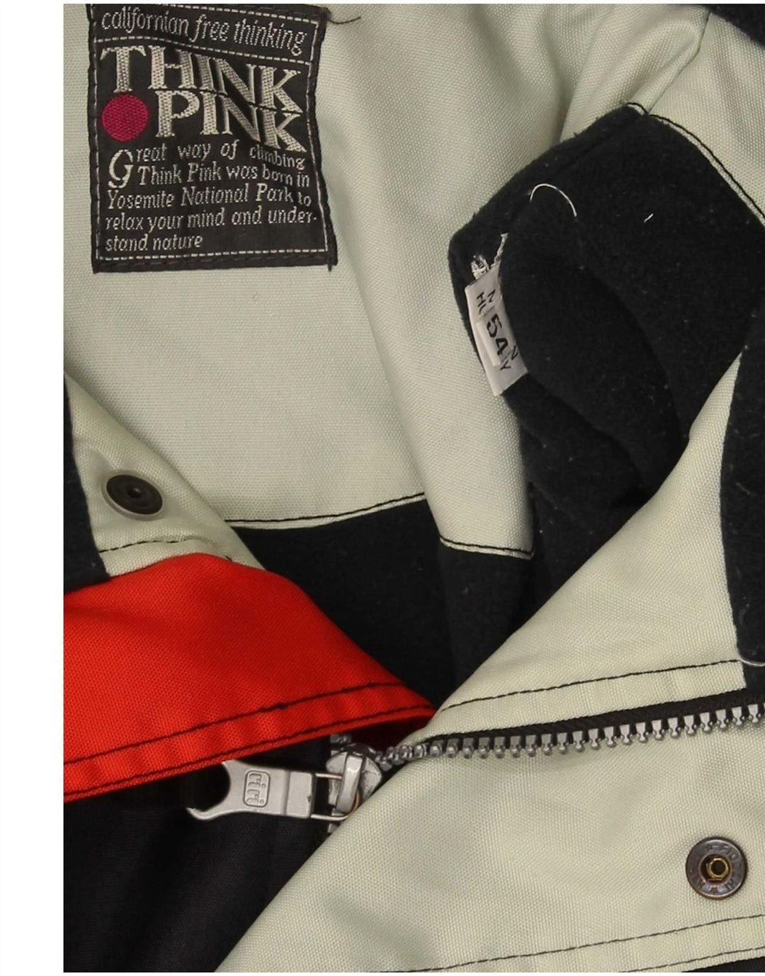 Jachetă de schi pentru bărbați, cu glugă, cu formă regulată, IT 54 2XL, negru, color block
