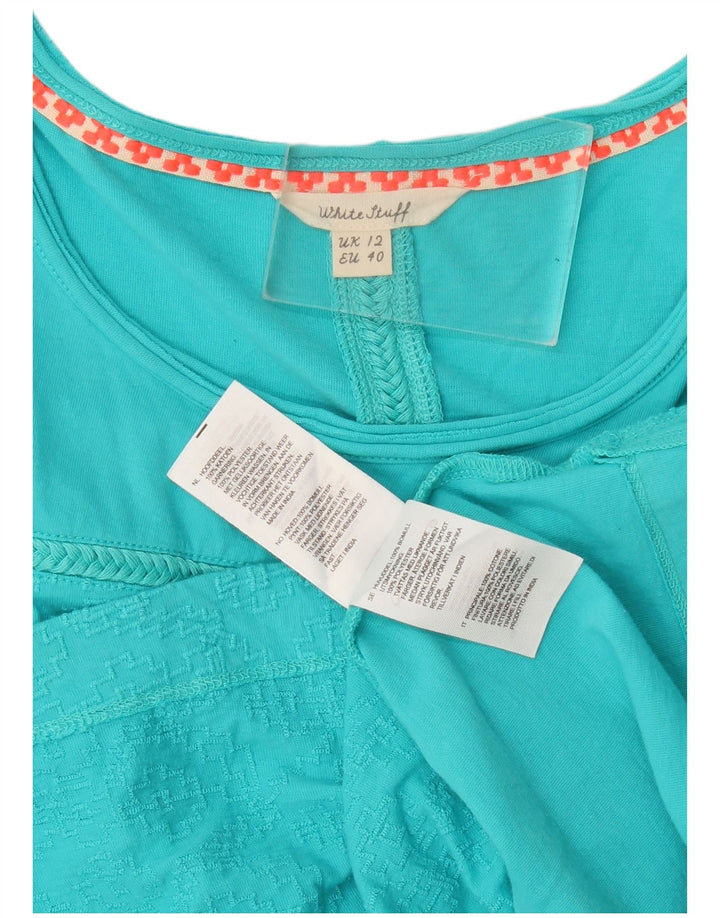 White Stuff Tricou pentru femei Top UK 12 Medium Blue Bumbac
