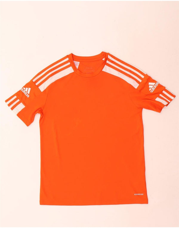 Tricou cu grafică Adidas Aeroready pentru băieți Top 13-14 ani Poliester portocaliu