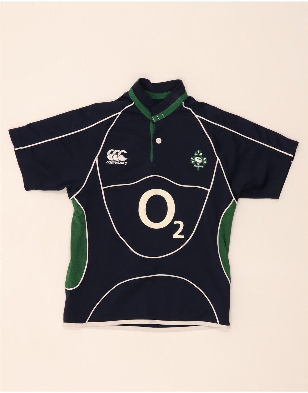 CANTERBURY Băieți IRFU Tricou Grafic Top 7-8 Ani Bleumarin Colorblock