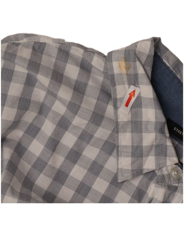 Cămașă Lee pentru bărbați, cu formă regulată, 2XL, bumbac cu carouri gri