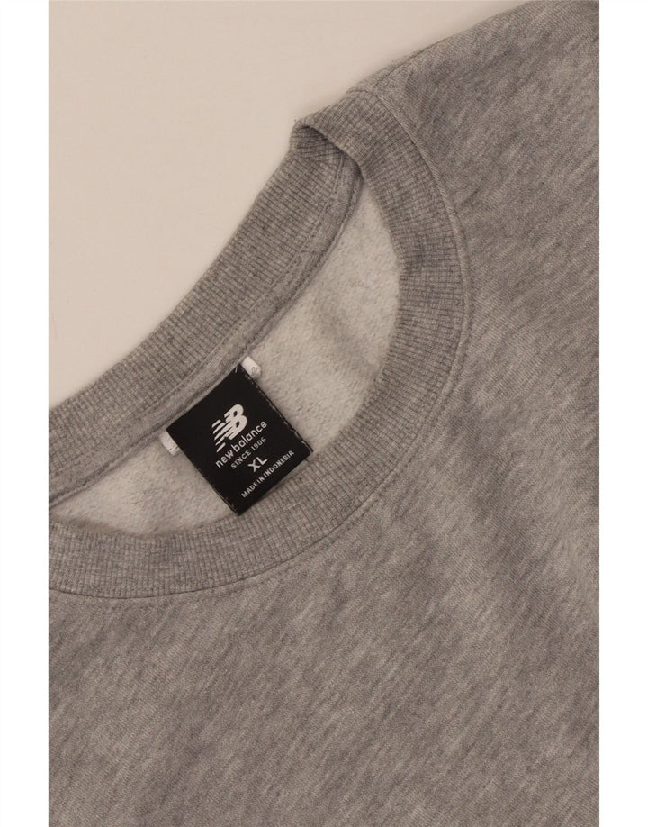 Hanorac pentru bărbați New Balance Jumper XL Gri pete