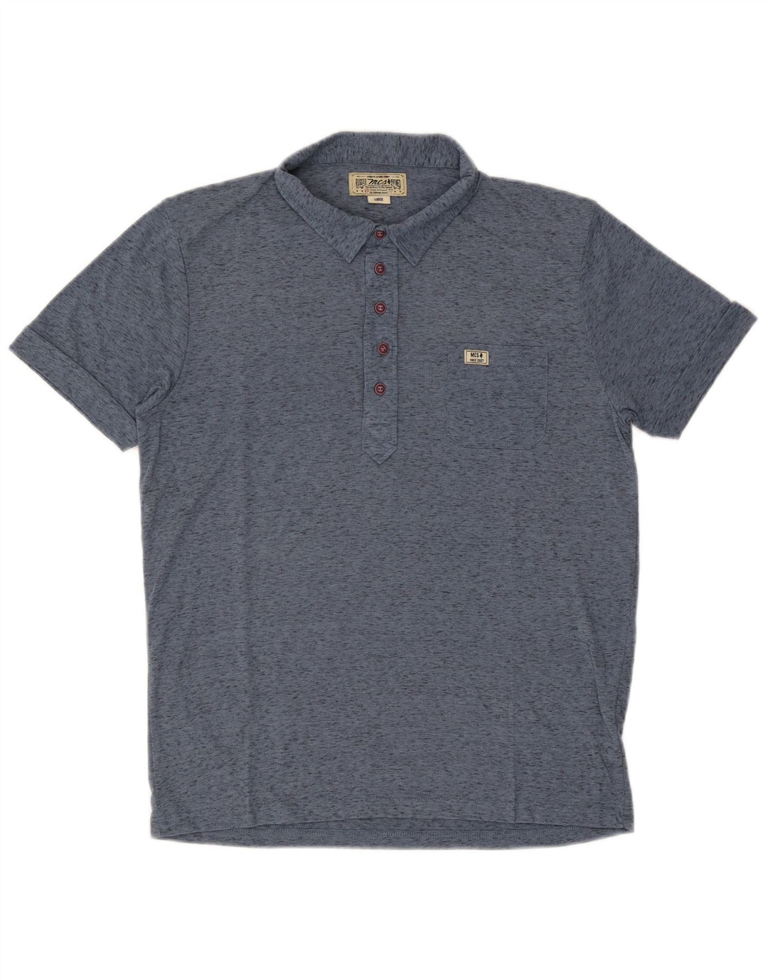 Tricou polo Marlboro Classics pentru bărbați, mare, albastru, poliester