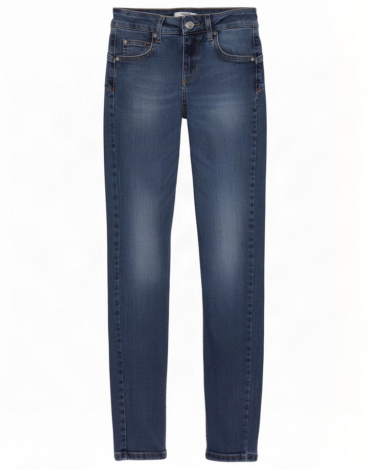 Blugi skinny pentru femei Liu Jo W25 L31 albastru