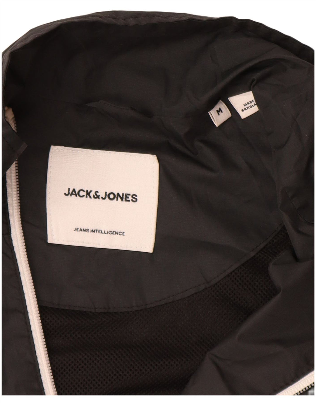 Jachetă de trening Jack & Jones pentru bărbați, poliester mediu negru